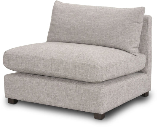 Halston 4-Piece Chaise Sofa Set with Ottoman- Light Grey (BRAND NEW IN BOX)