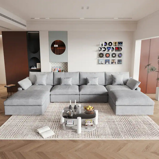 Customizable Grey Modular Sofa- BRAND NEW IN BOX