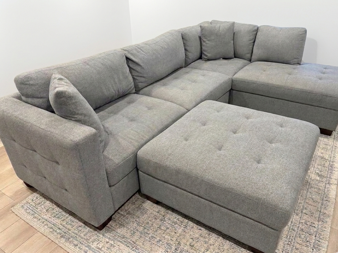 Thomasville Grey Sectional Sofa (Pre-Owned)