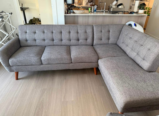 Modern Grey Sectional Sofa ( PRE-OWNED INVENTORY)