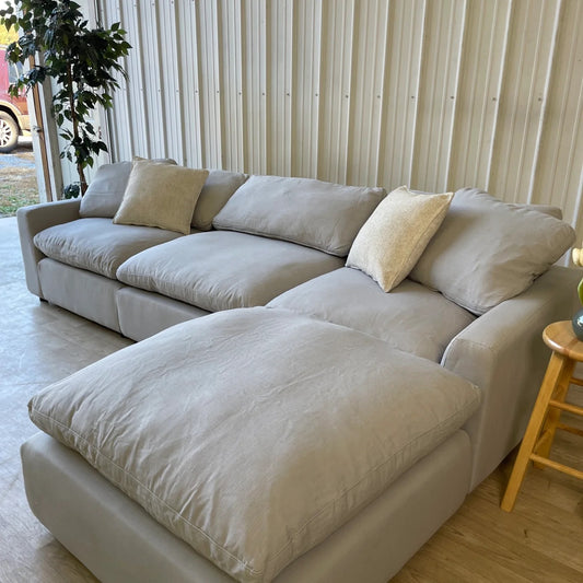GREY MODULAR SECTIONAL SOFA (PRE-OWNED INVENTORY)
